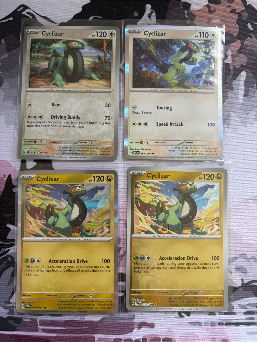 Cyclizar Pokémon Reverse Holo Card Lot 🦎 | 4 Cards ✨5/$25✨